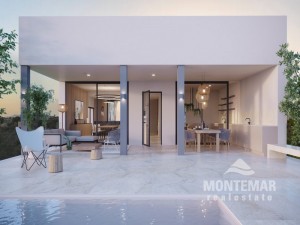 Neubau Villa im malerischen Hafenstädtchen Portopetro