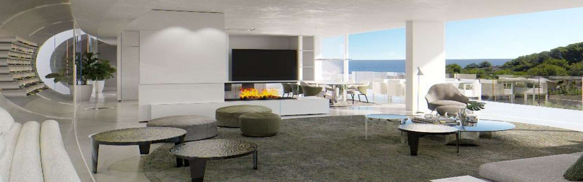 Moderne Designer-Villa in erster Linie in Porto Cristo