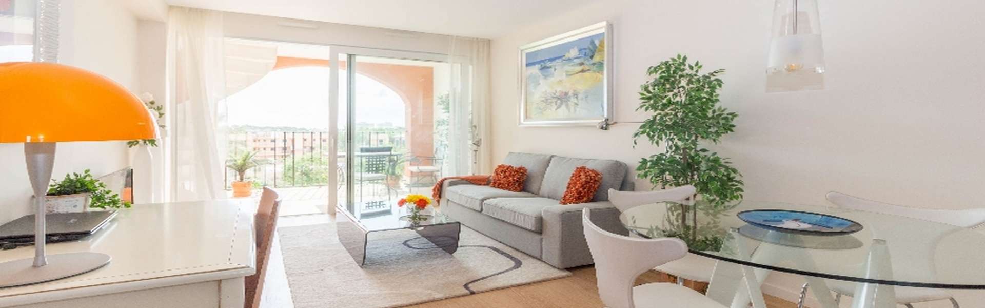 Schöne Wohnung mit Meerblick in Portocolom in einer gepflegten Anlage 