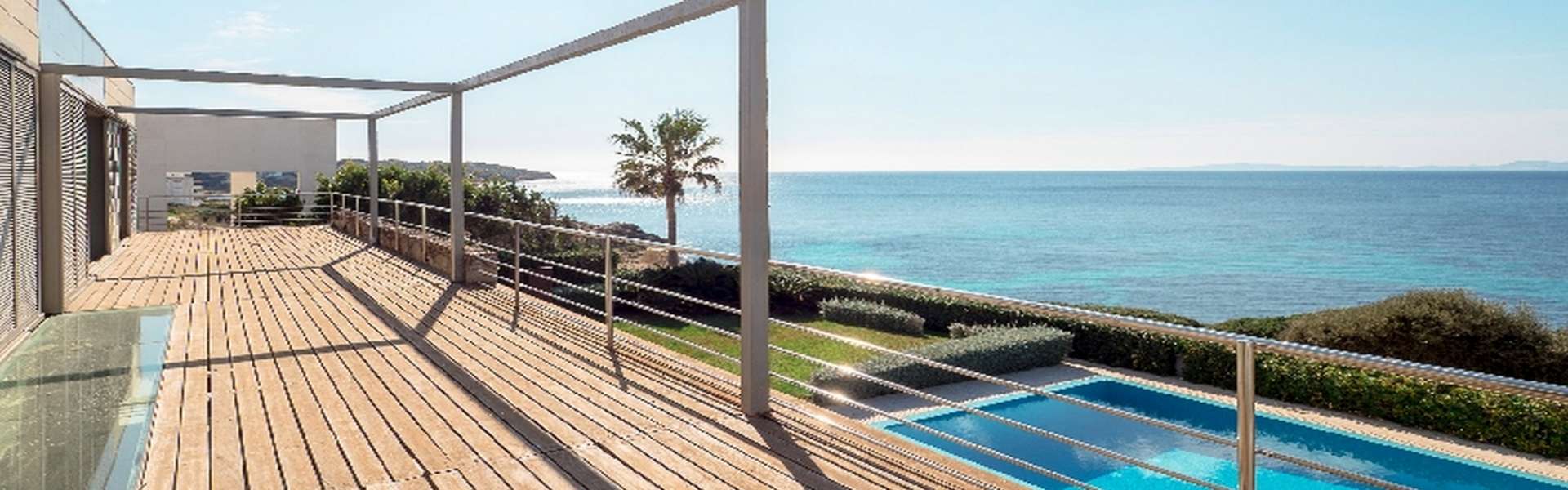 Palma/Son Veri Nou - Herrliches Haus mit atemberaubenden Panoramablick auf das Meer